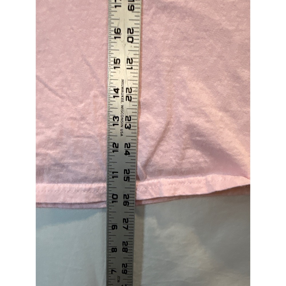Puppie Love Rescue Graphic Long Sleeve Tee Pink Small Cotton Dog Logo Shirt - Picture 4 of 6